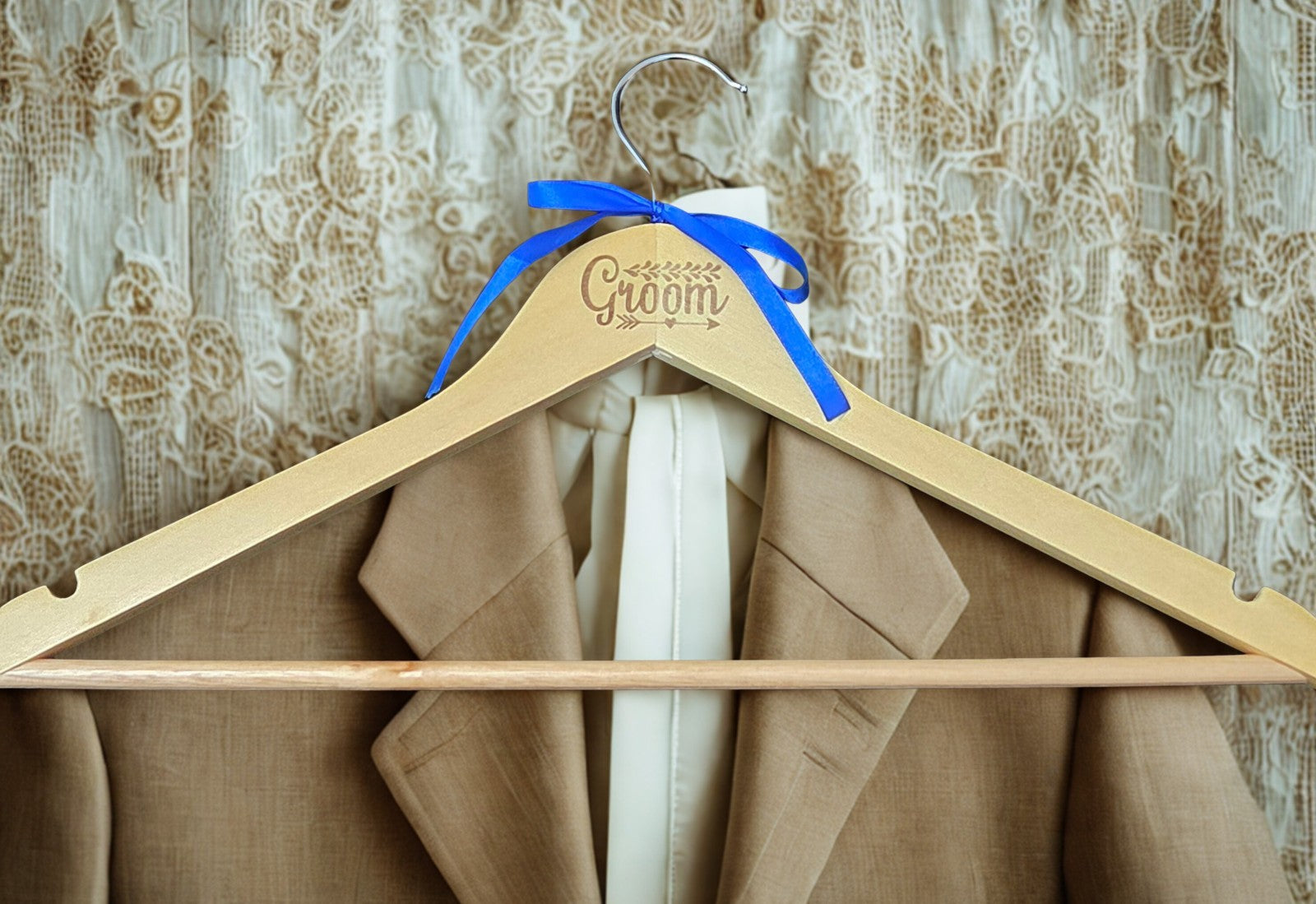 Personalised Wooden Wedding Coat Hangers,Bride, Bridesmaid, Groom, Mother of the