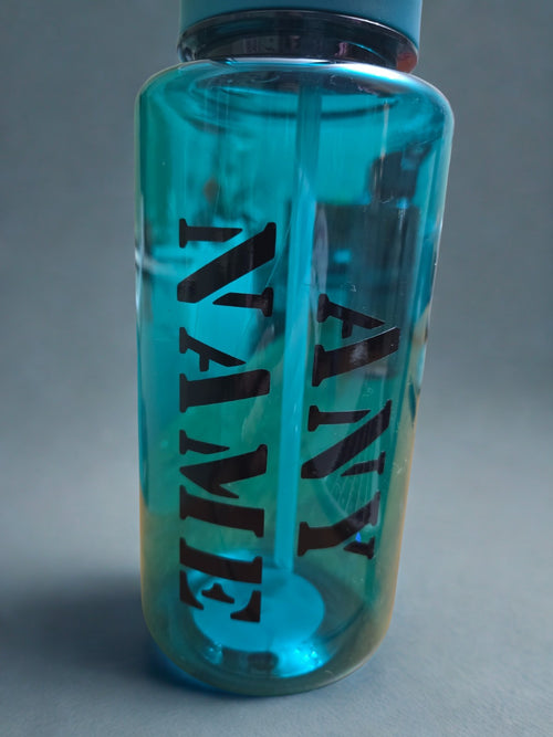 1 Litre Personalised Drink Bottle- Perfect for water, sports, gym, school or w