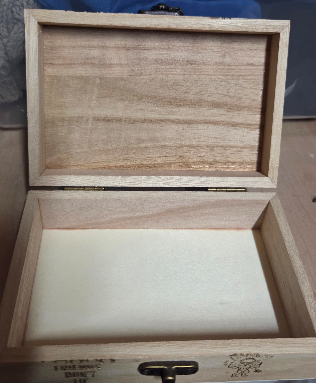 Stranger Things Laser-Engraved Wooden Trinket Box, Gift, Birthday