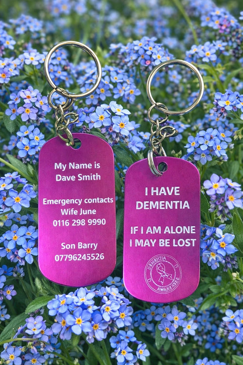 Dementia / Memory Emergency Contact Keyrings- Key details