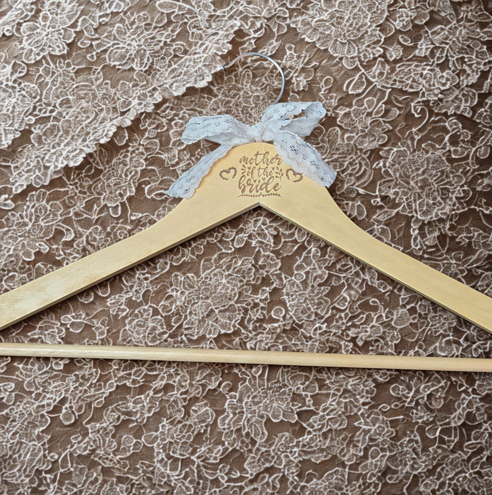 Personalised Wooden Wedding Coat Hangers,Bride, Bridesmaid, Groom, Mother of the