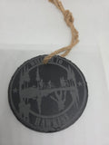 Personalised Slate Lasered Stranger things, Welcome to Hawkin hanging sign