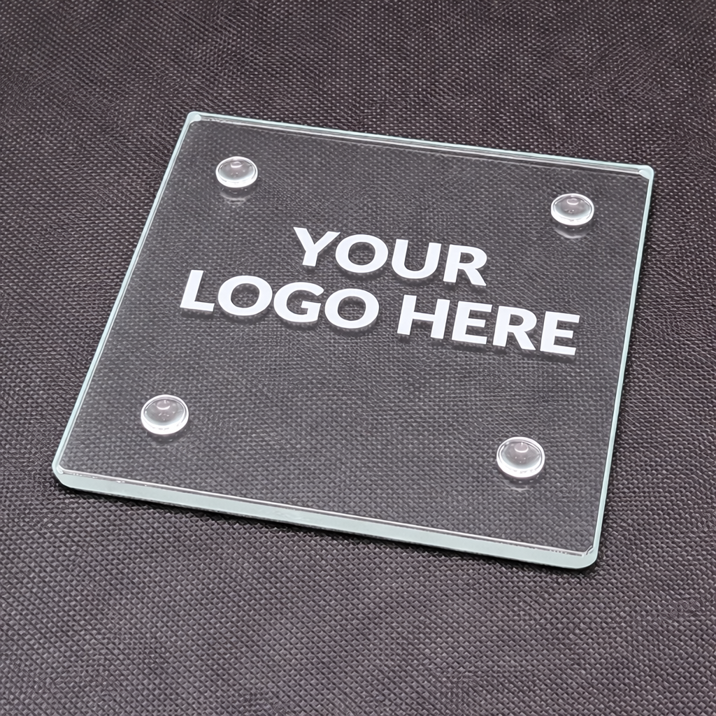personalised glass coasters