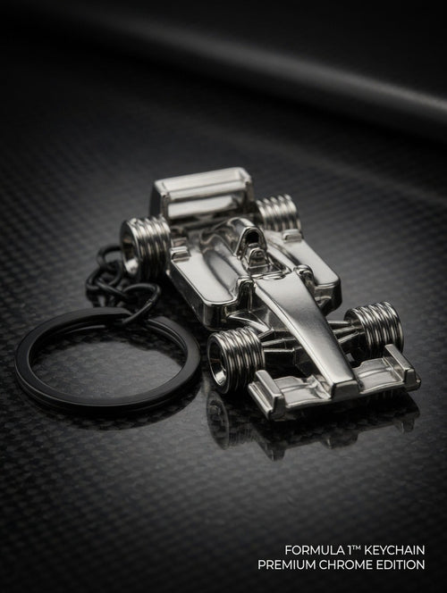 Formula 1 Style Car Keyring Customisable Gift Idea,  Add a Name