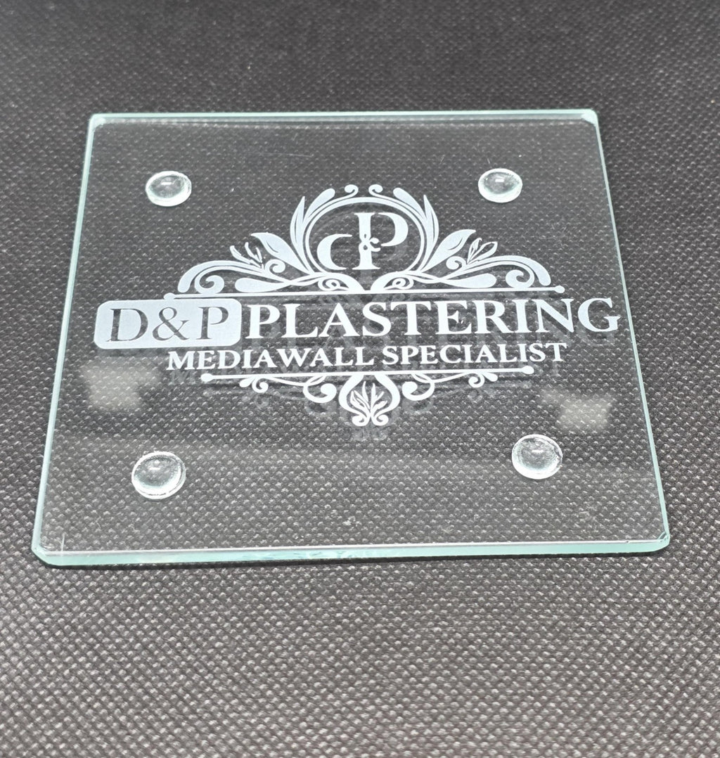 personalised glass coasters