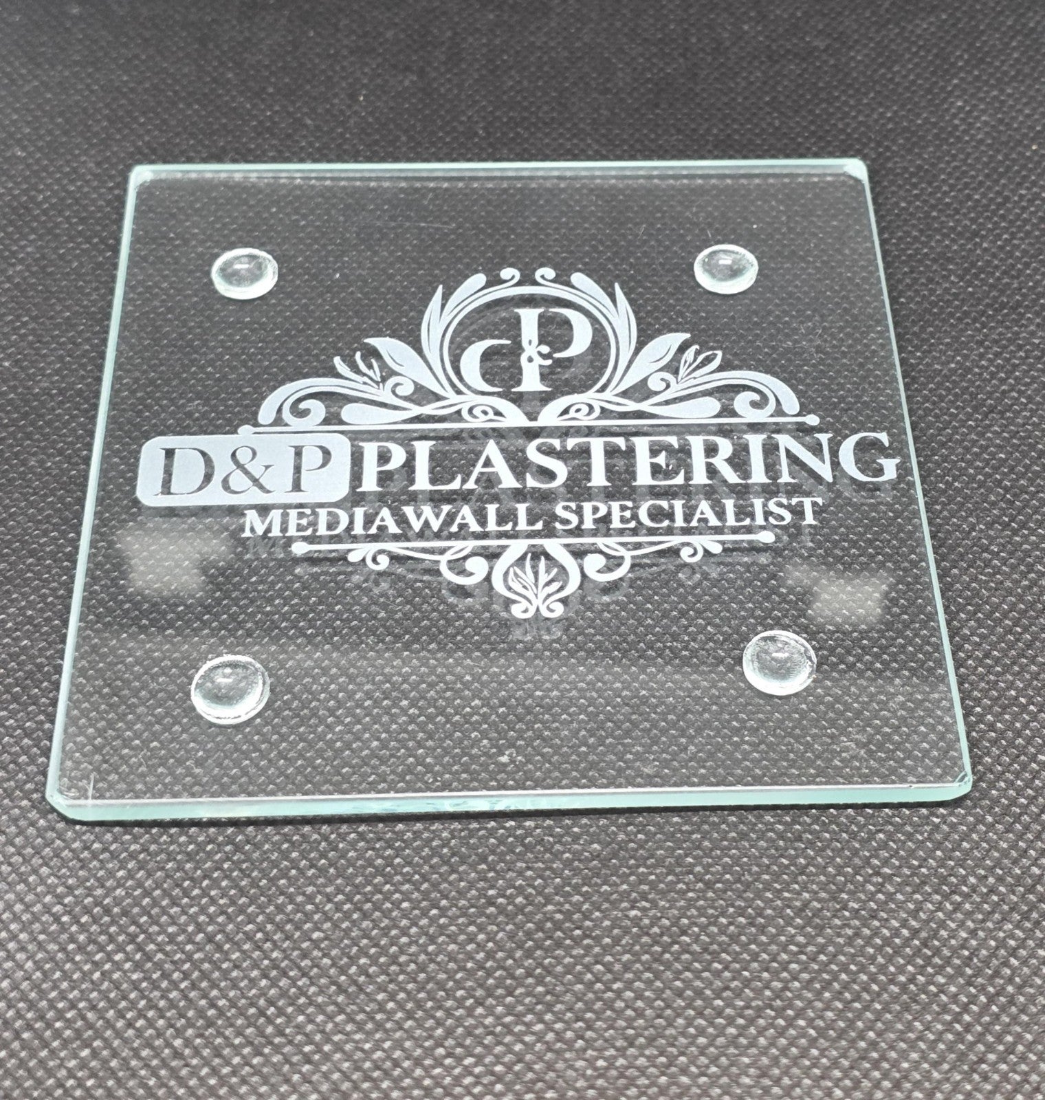 personalised glass coasters