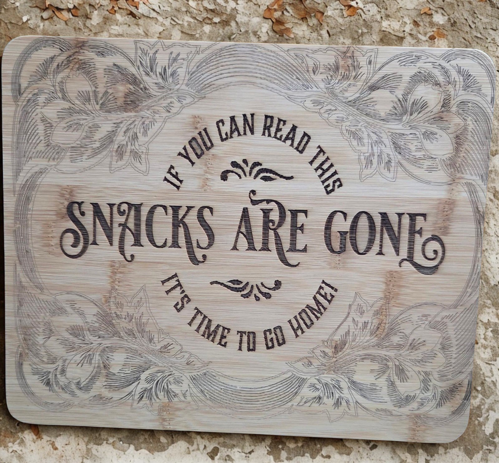 Personalised Lasered Wooden Chopping Board