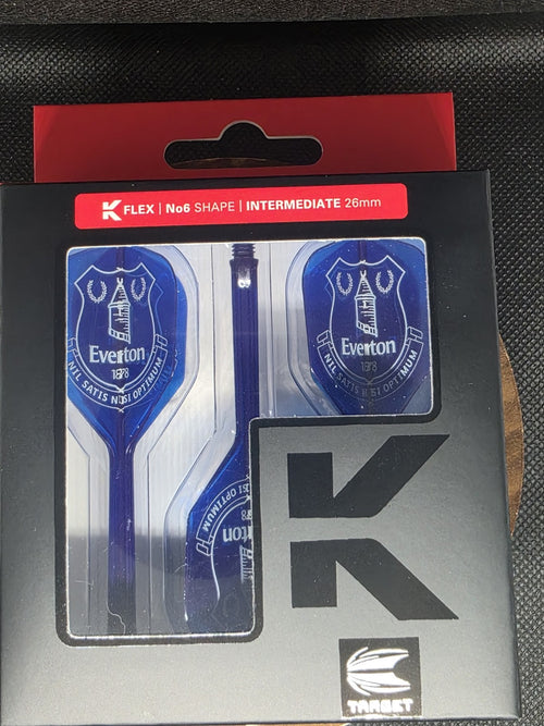 Everton Inspired Custom Dart Flights K Flex Style
