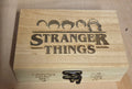 Stranger Things Laser-Engraved Wooden Trinket Box, Gift, Birthday