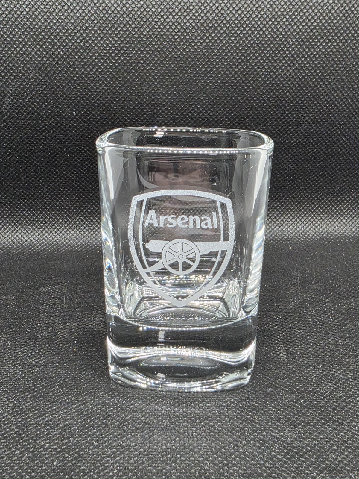 2 oz Shot Glass/ Whiskey Arsenal Personalised Football Gift Birthday Gift