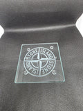 Glass Coaster Personalised To Any Logo