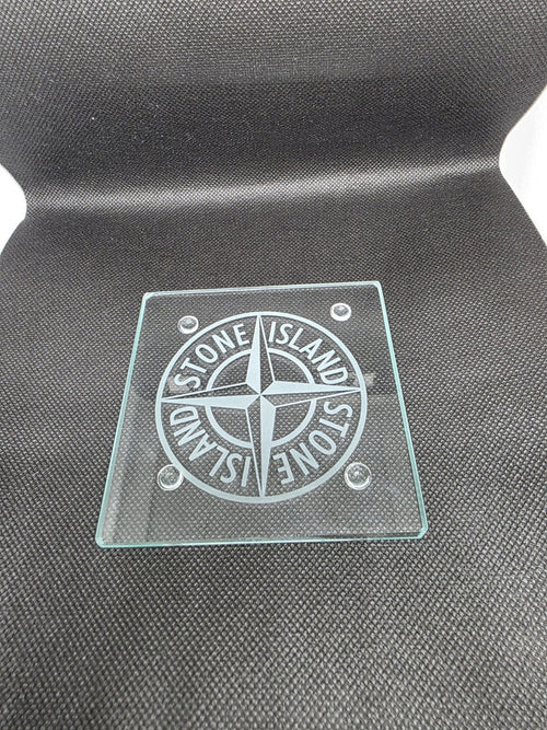 Glass Coaster Personalised To Any Logo