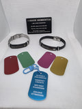 Personalised Dementia Emergency ID Tag & Card | Engraved | Alzheimer Help UK