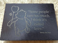 Hand-Lasered Winnie-the-Pooh–Inspired Slate Placemat