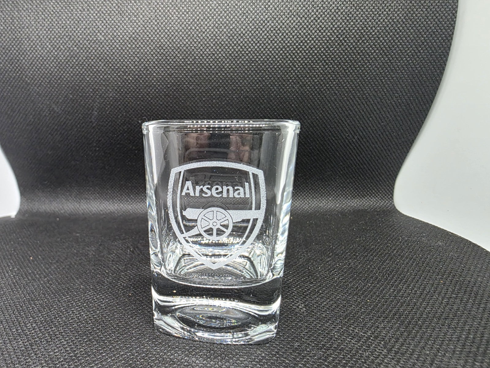 2 oz Shot Glass/ Whiskey Arsenal Personalised Football Gift Birthday Gift