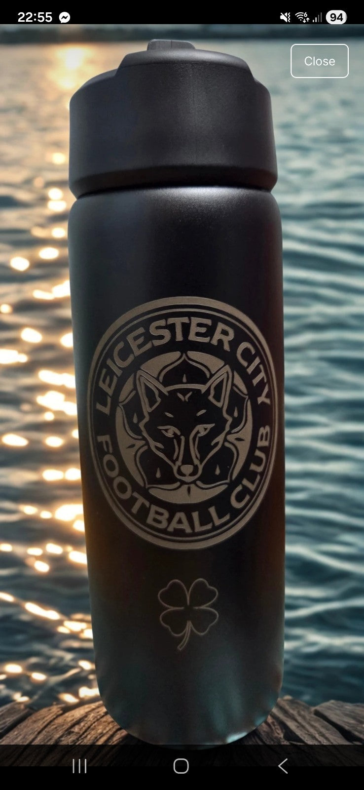 Perdonalised FineDine Triple Insulated Stainless Steel Water Bottle - Flip Top