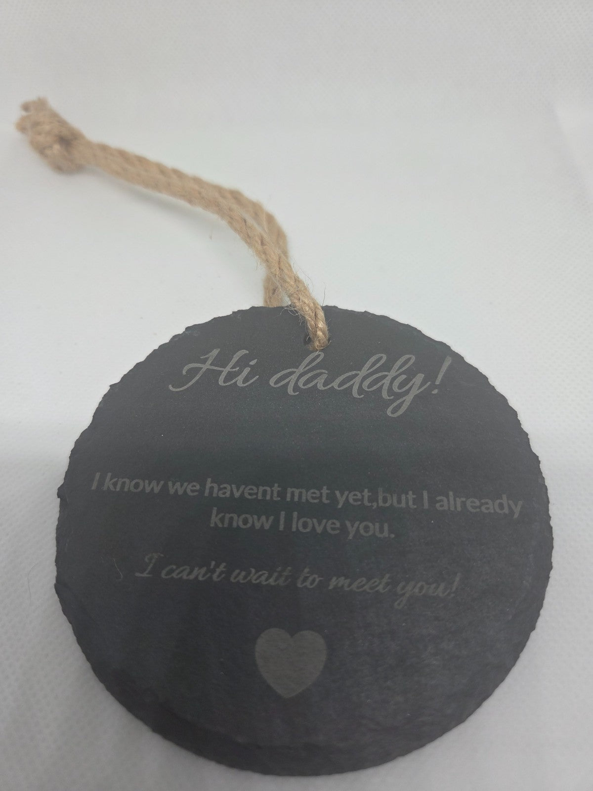 Personalised Slate Pregnancy Announcement, Surprise Daddy to be, Nan, Grandad