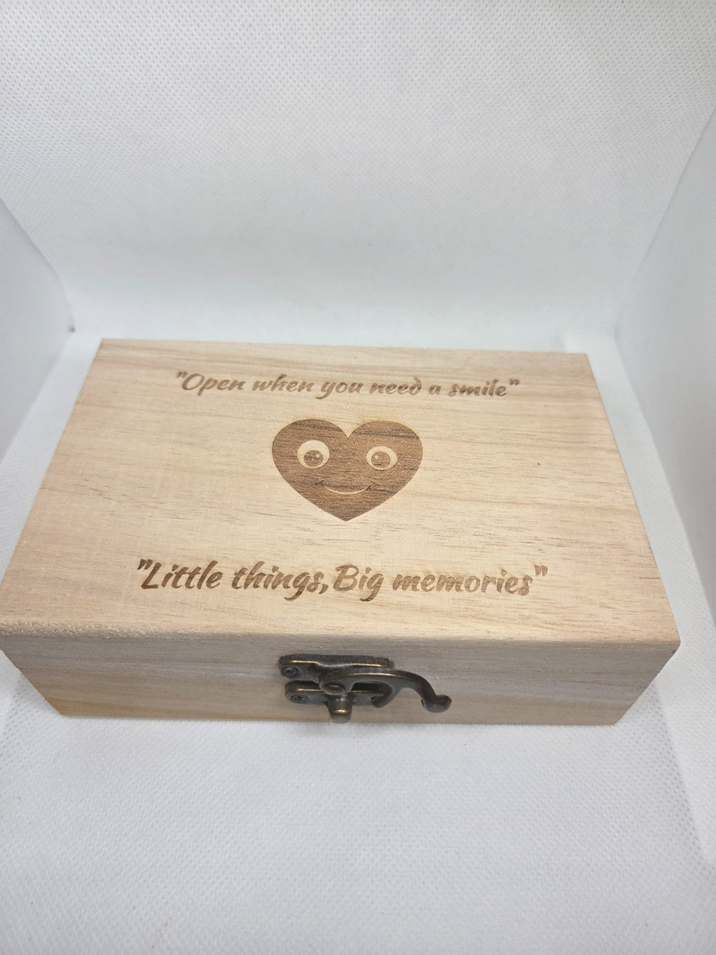 Personalised wooden storage, trinket box, any design, quote, image