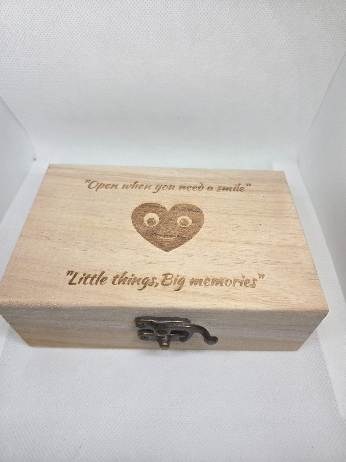Personalised wooden storage, trinket box, any design, quote, image