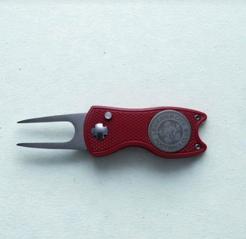 Golf Metal Divot Tool with Ball Marker - Switchblade Pitch Mark Repairer