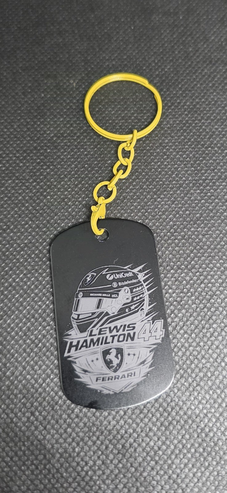 Personalised Keyring Lando Norris OR Lewis Hamilton