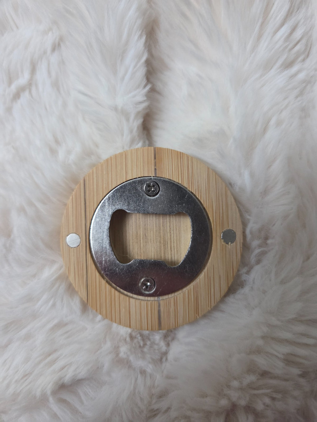 Laser-etched Lasered Dad small bottle opener. Compact, gift, present, memory