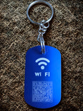 Custom QR Code Hotel Keyrings, hotels, buisness