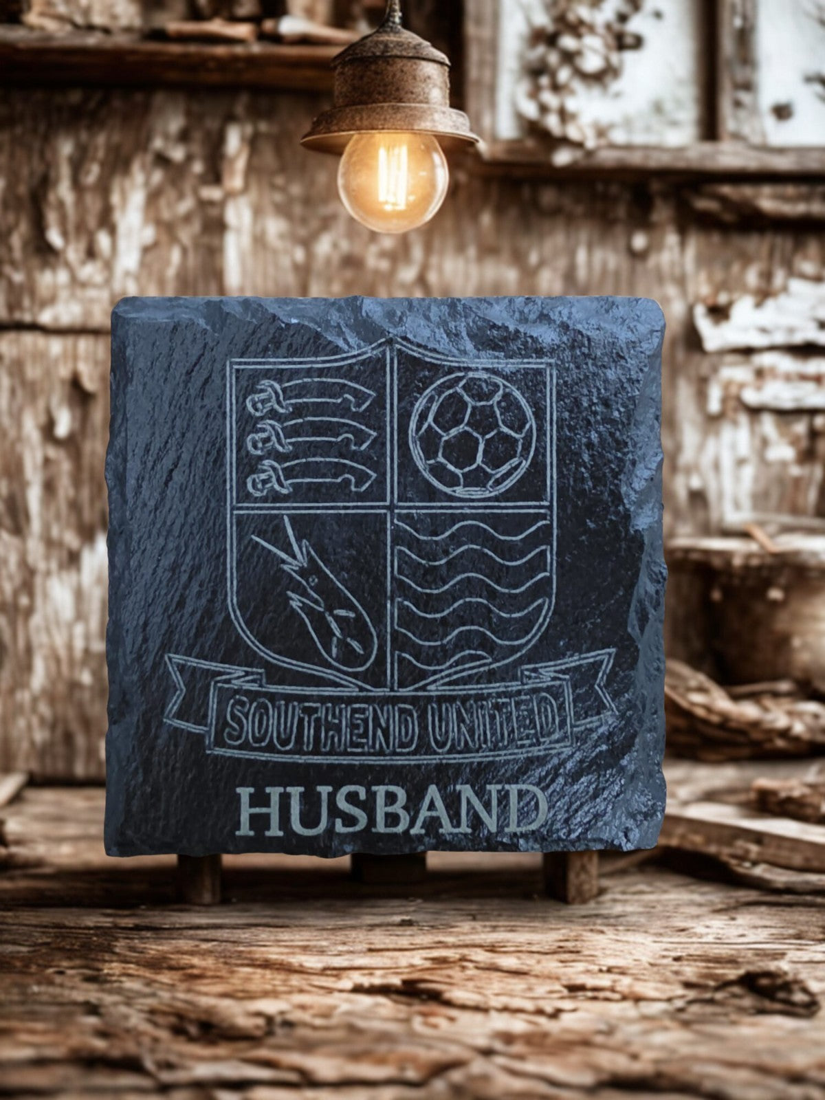 Personalised Coasters (any team and name) England, Leicester City, Arsenal,Chels