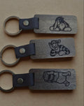 Hand-Lasered Winnie-the-Pooh–Inspired Keyring