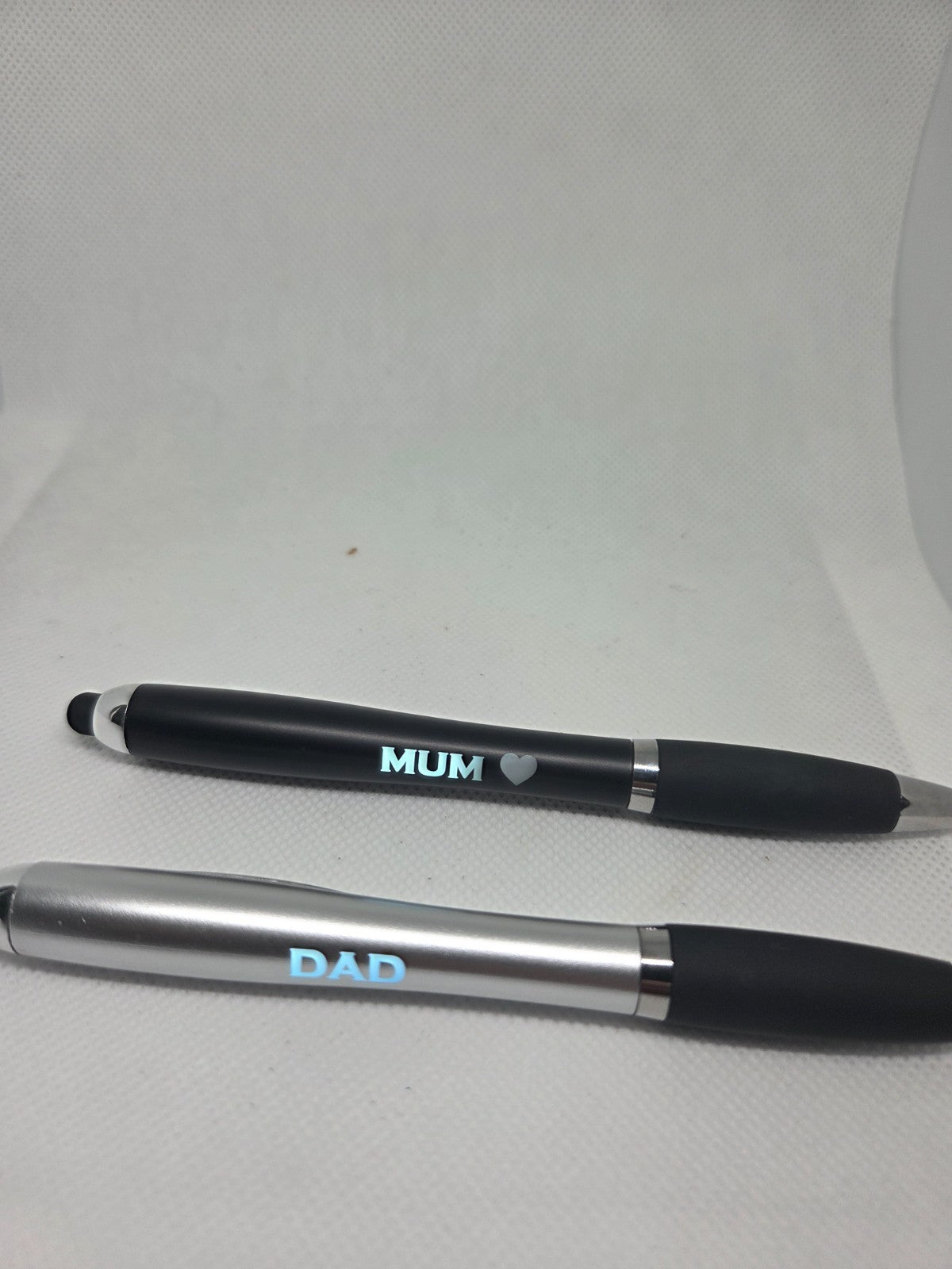 Personalised Lasered Love – Light-Up Pen, name, quote, mum, dad, gift