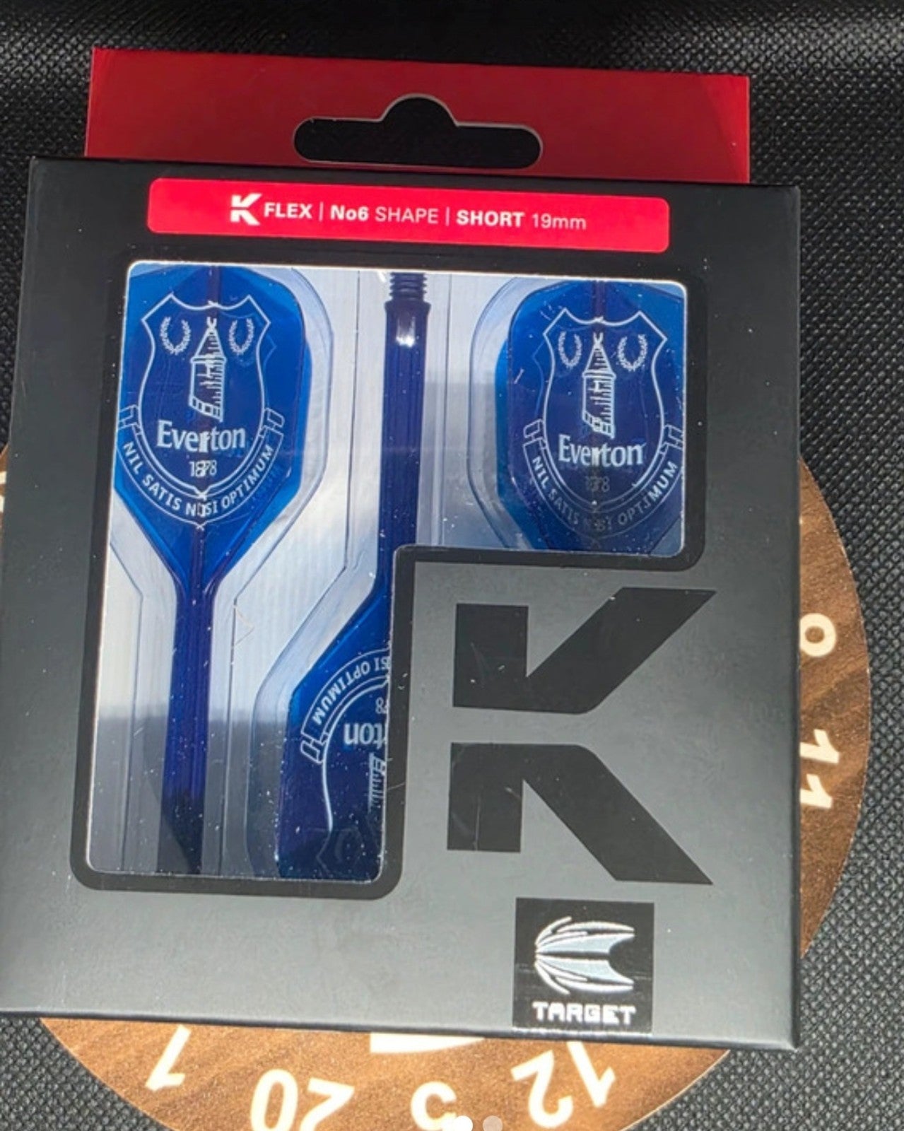 Everton Inspired Custom Dart Flights K Flex Style