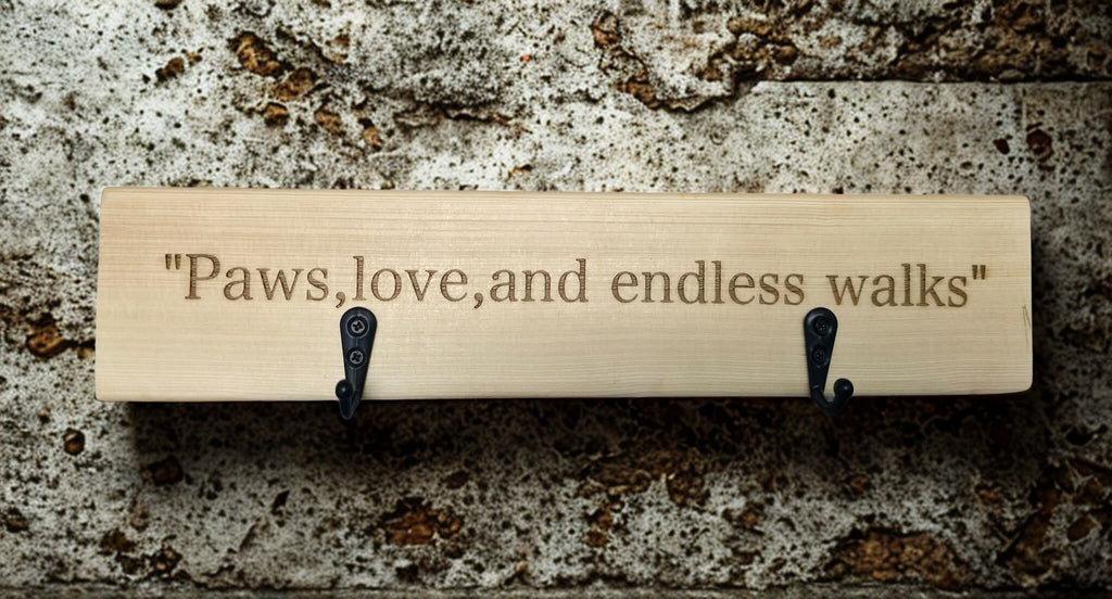 Customised with your pet’s name, Our Personalised Lead Holders are designed to keep your dog’s lead neat, secure.